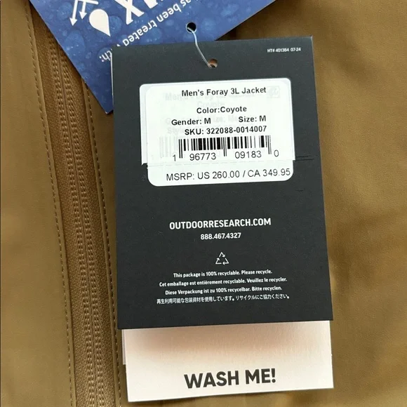 NWT Outdoor Research Foray 3L Jacket - Picture 4 of 15